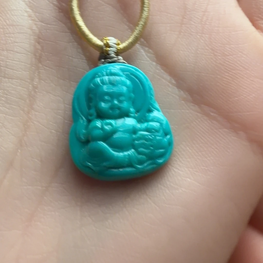 绿松石未镶嵌颈饰