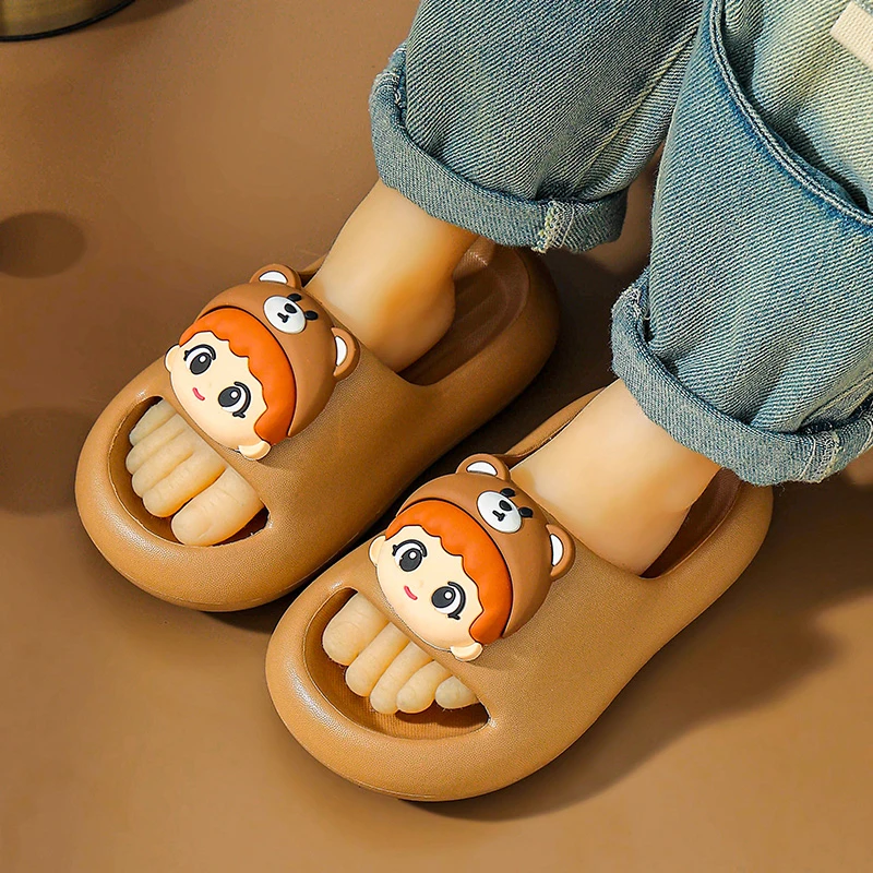 儿童拖鞋男童软底室内凉拖宝宝洗澡防滑软底踩屎感小女孩凉拖鞋