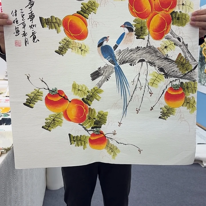 国画手绘国画作品