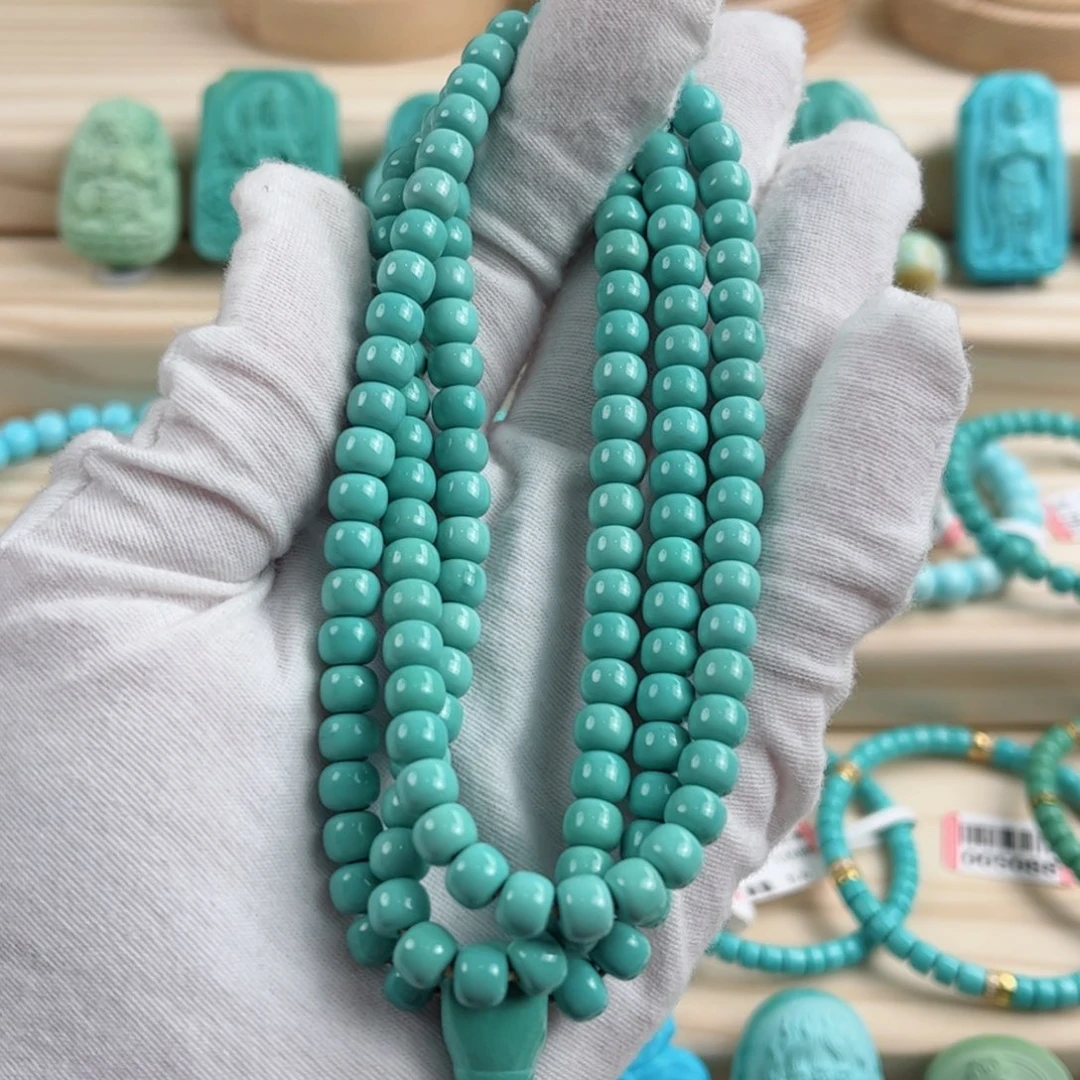 未镶嵌绿松石尺寸6.4mm