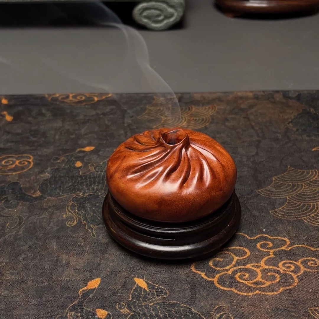 潘***大香榧木包子荔枝木香炉