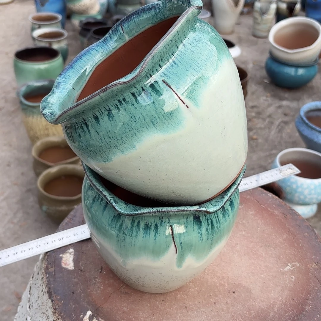 高度17厘米口17厘米瑕疵