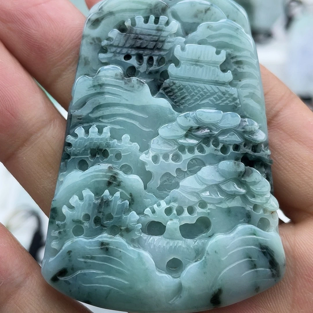 颈饰未镶嵌翡翠翡翠