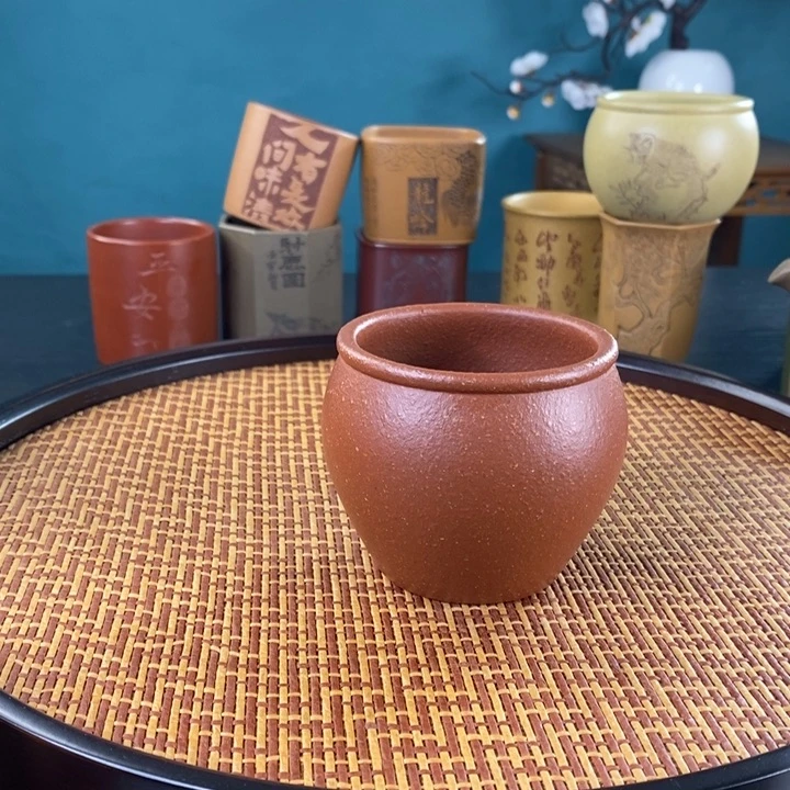 茶杯紫砂紫砂茶杯