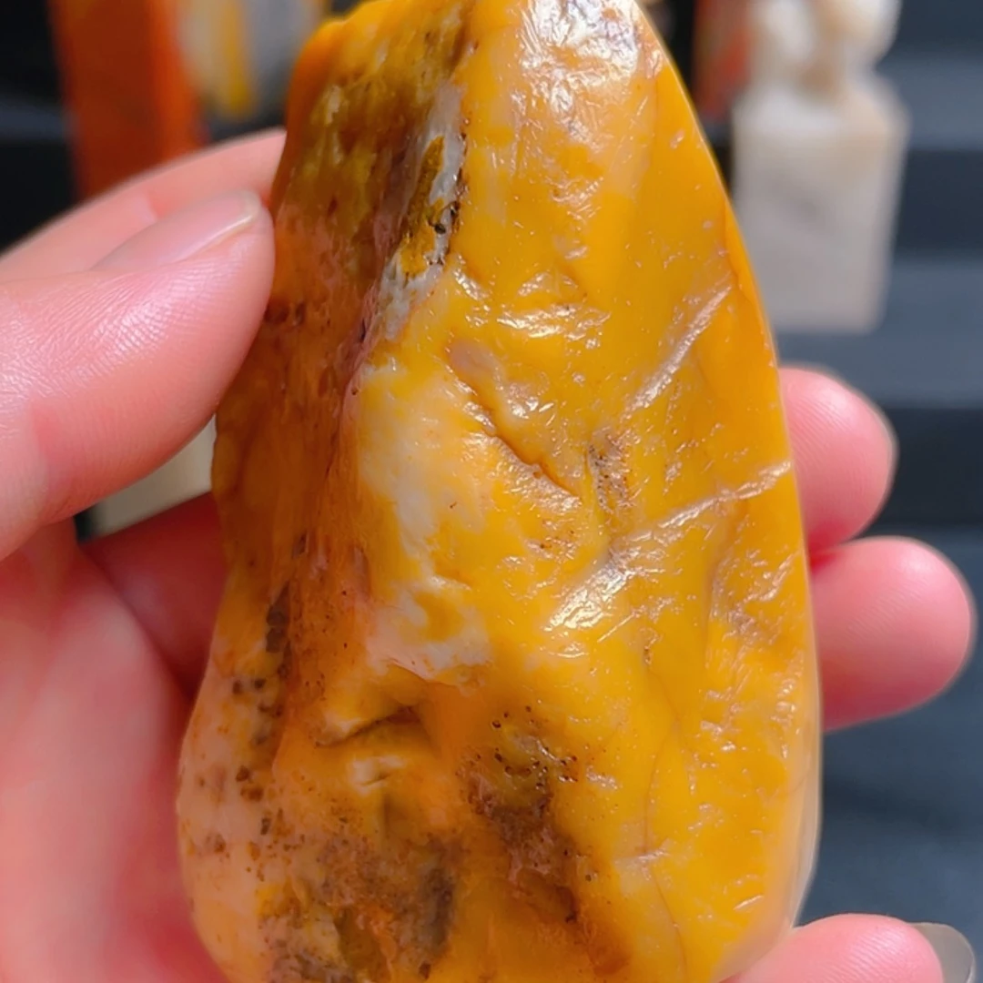 【闪购商品】昌化石东**迹昌化田黄随型