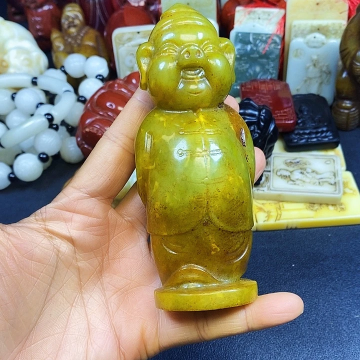 白玉菩提把件精选