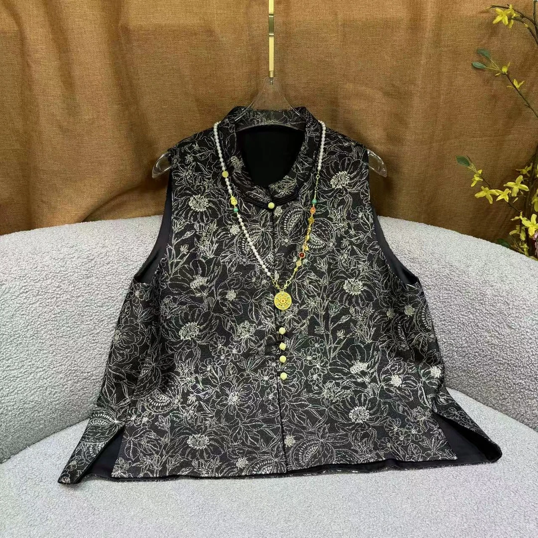 【SHANGLIU】新中式国风定制高级时尚百搭马甲新款HF-870092（509）