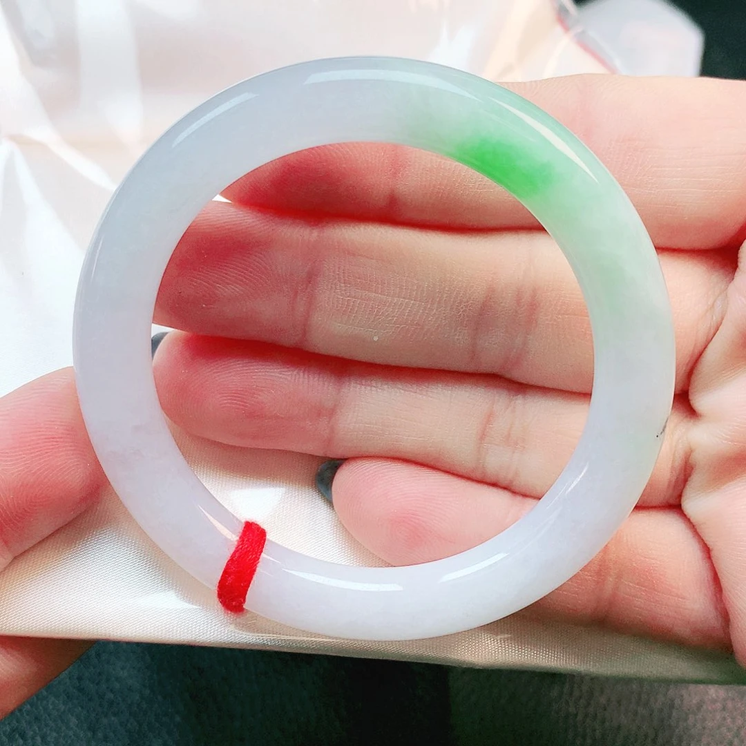 未镶嵌手镯翡翠圆条2973