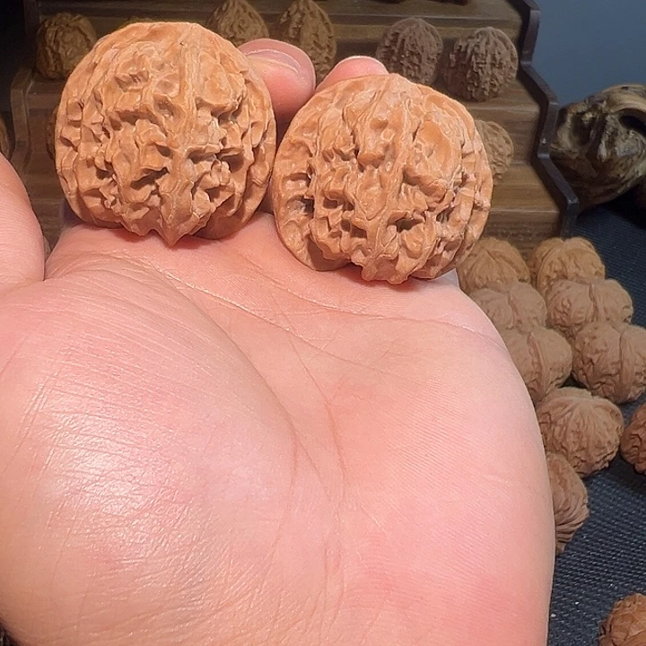 把件文玩核桃41尺无药苹果园