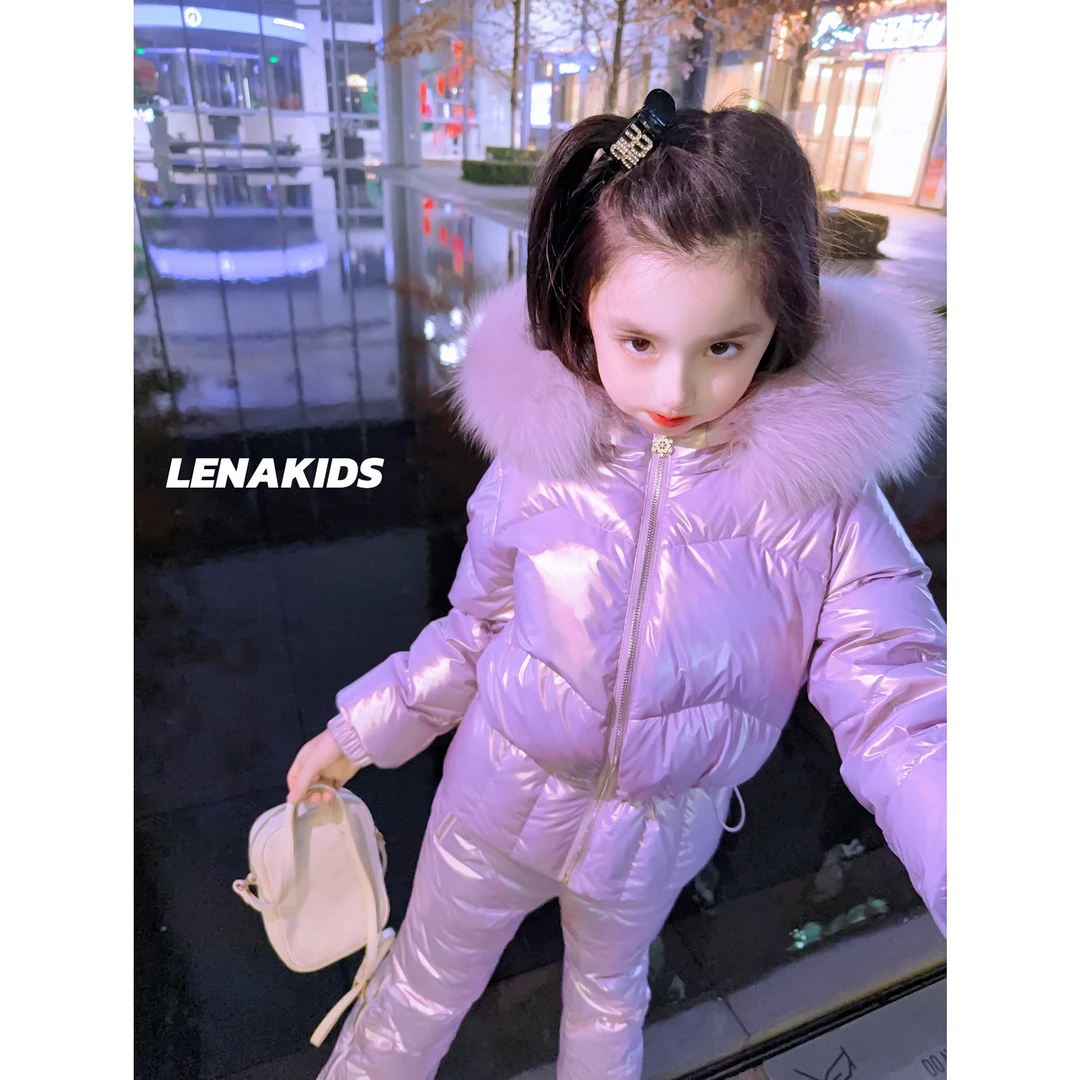 Lenakids【现货】三防免洗超高充绒·狐狸毛·新国标90白鸭绒24122401