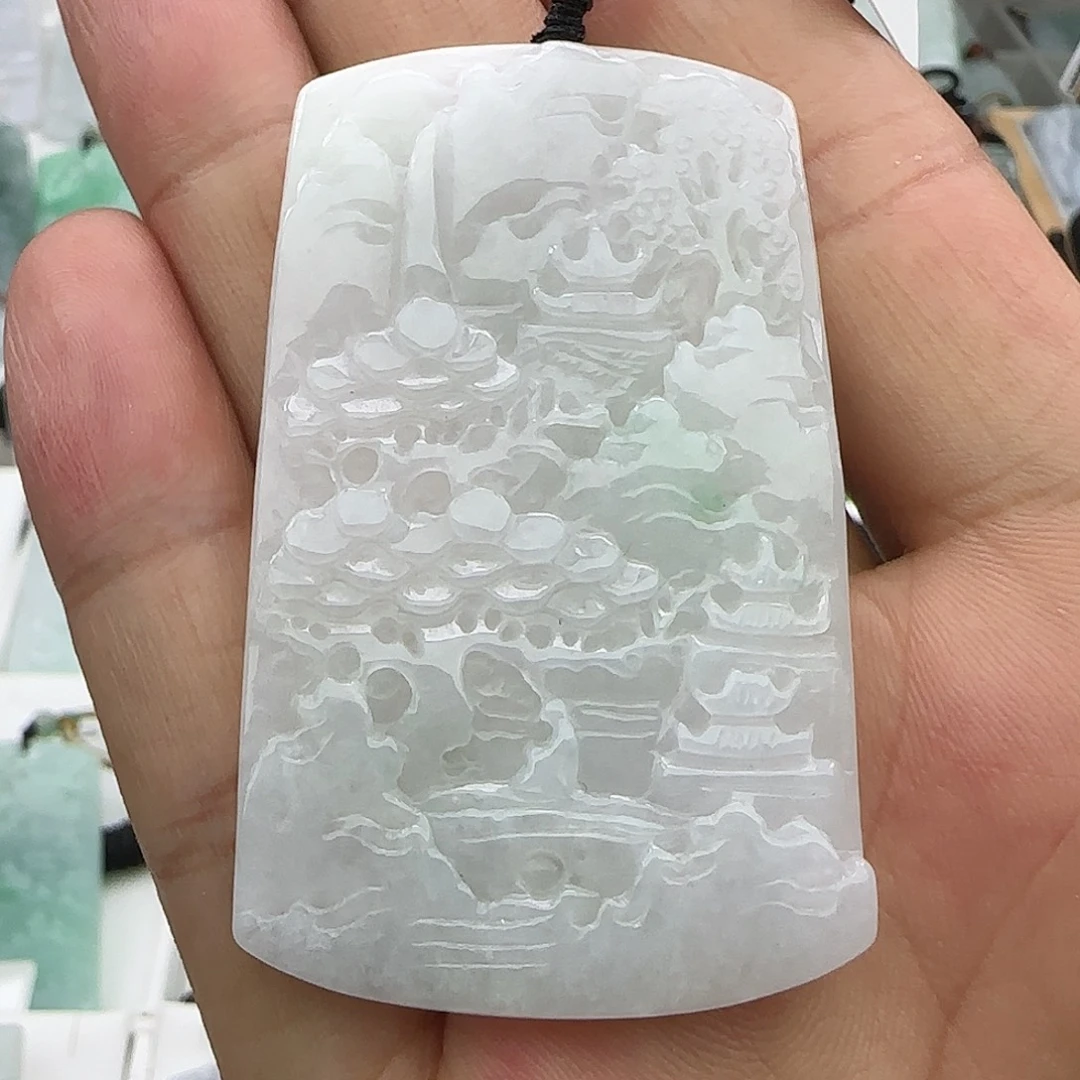 翡翠未镶嵌颈饰翡翠