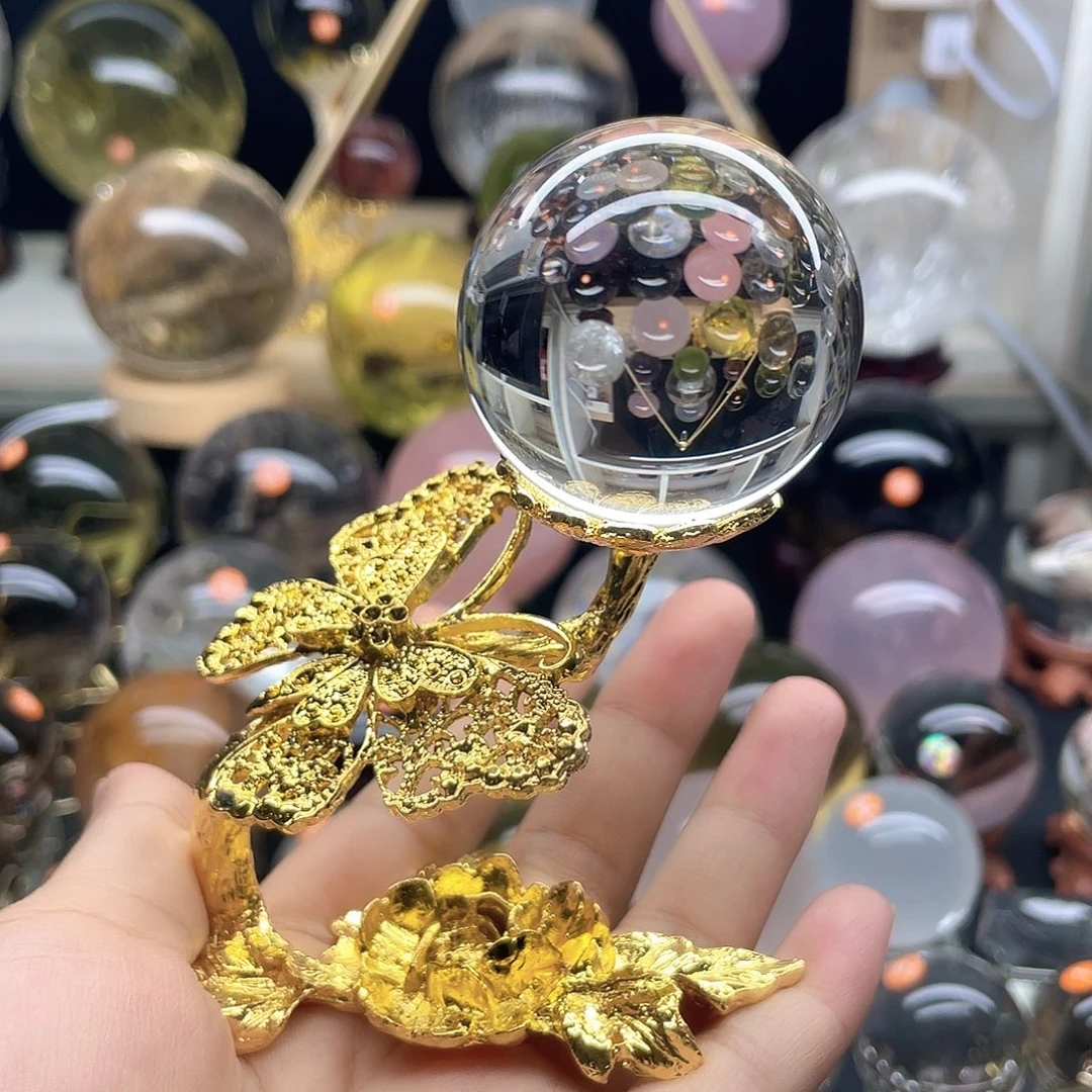 未镶嵌珠宝半成品水晶净体45白水晶