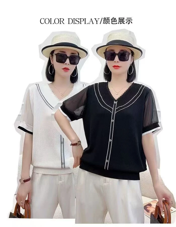 1-50！！！Oversize风常规短袖宽松型T恤宽松夏季百搭拼接