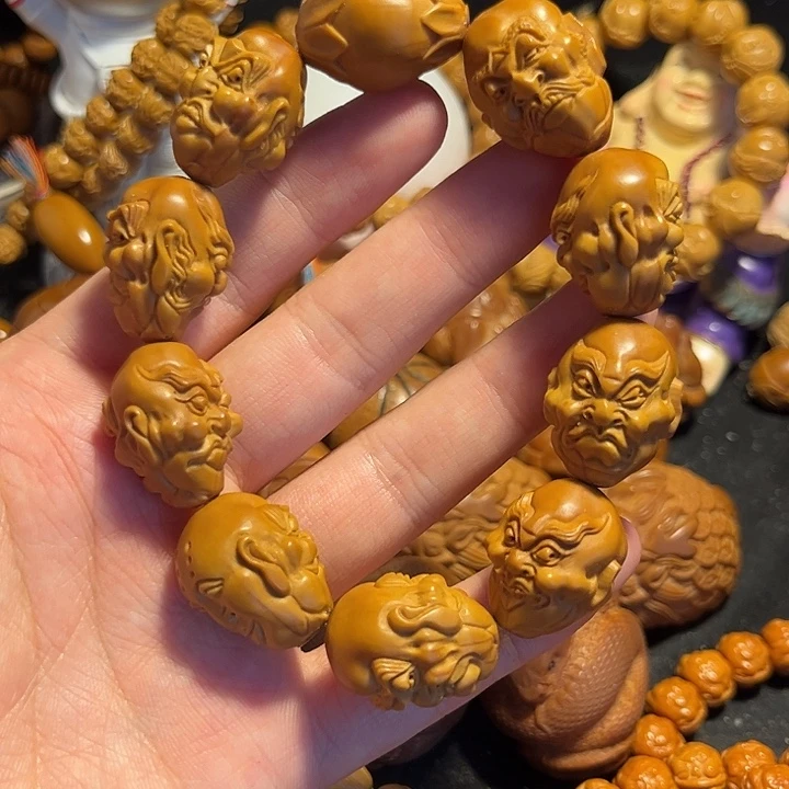 橄榄核手串/手链写实罗汉