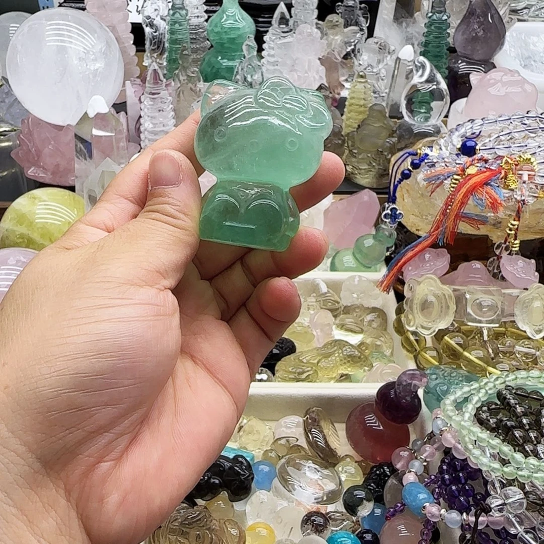 未镶嵌车挂水晶摆件