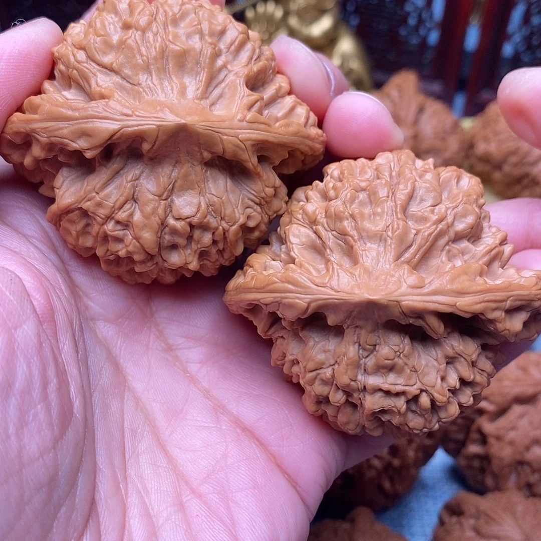 最***是文玩核桃把件全品毕业官帽绝配54.5尺