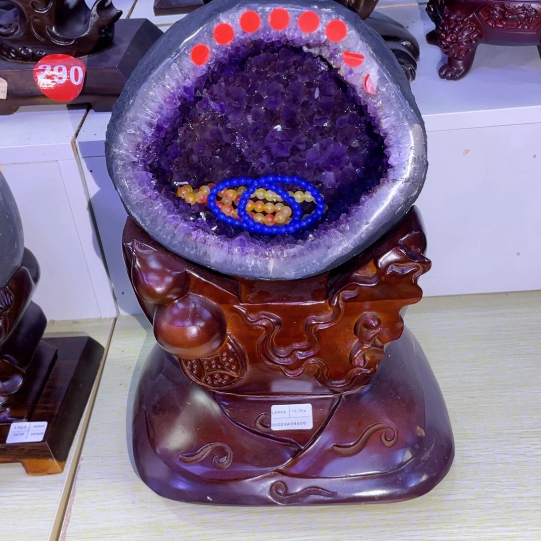 乌拉圭紫水晶摆件