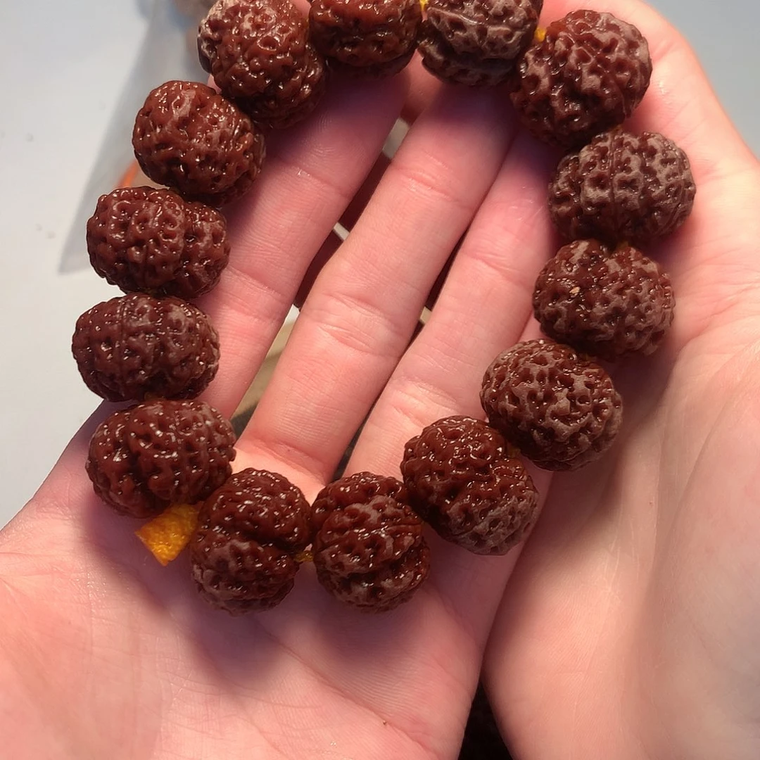 金刚菩提手串过**子22龙牙梅花头货