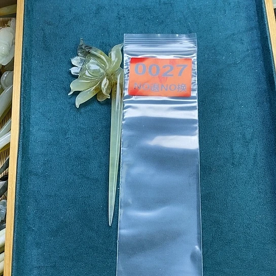 蛇纹石玉发簪未镶嵌延