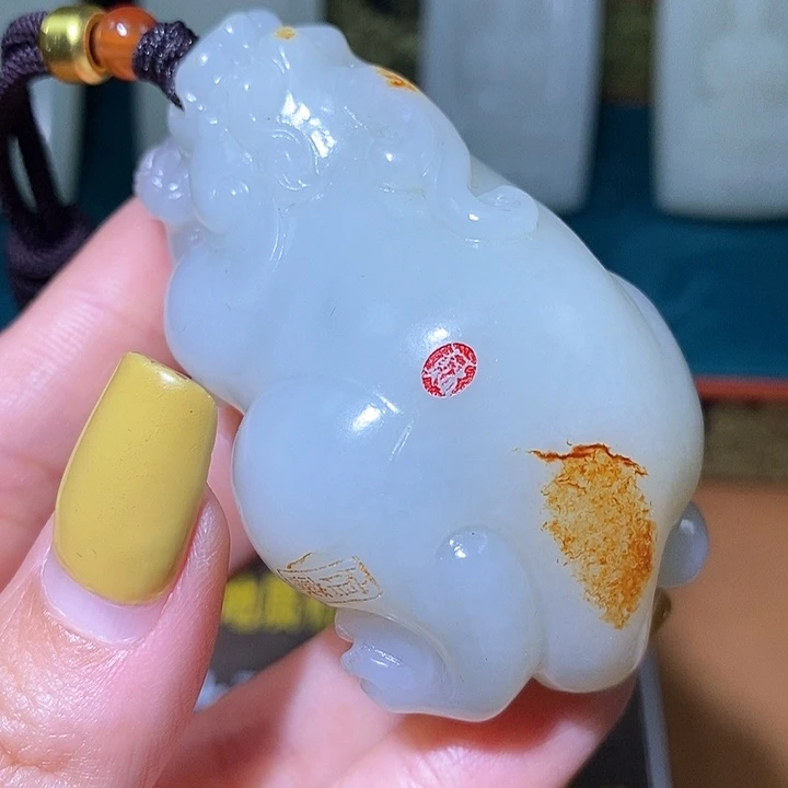 高***！颈饰未镶嵌和田玉