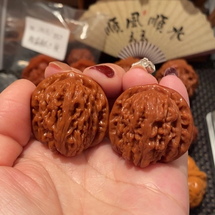 文玩核桃吊坠33四座楼586