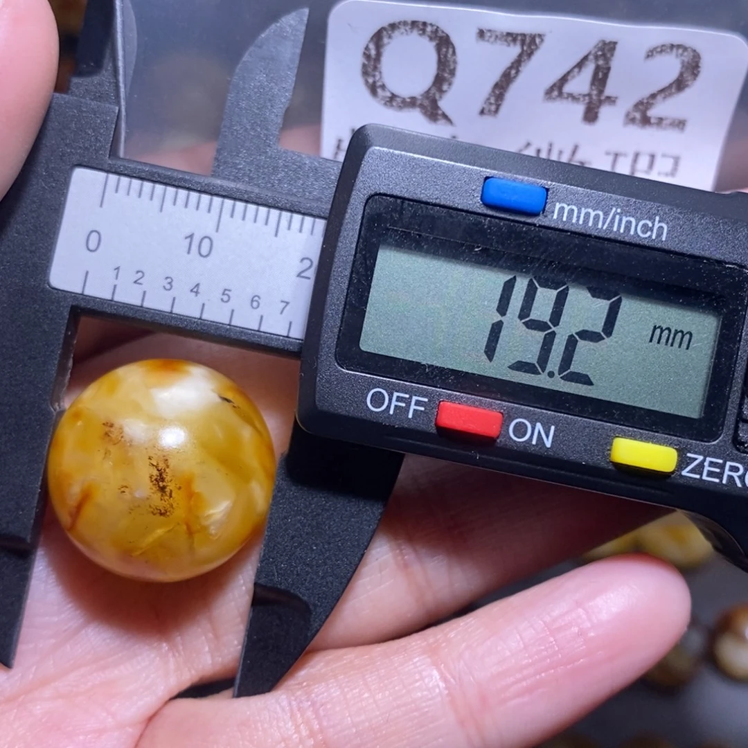 金珀18K金镶嵌裸石未镶嵌琥珀蜜蜡裸石