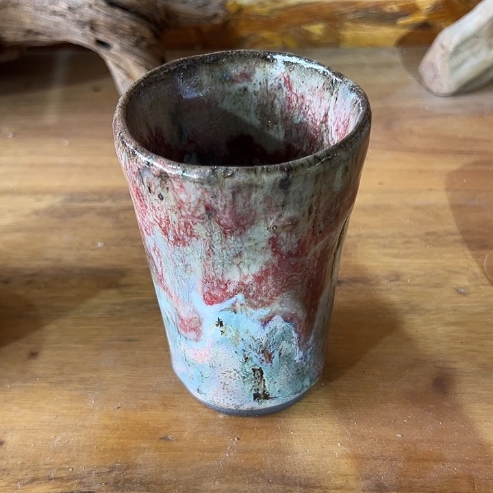 志野茶器茶杯 瑕疵