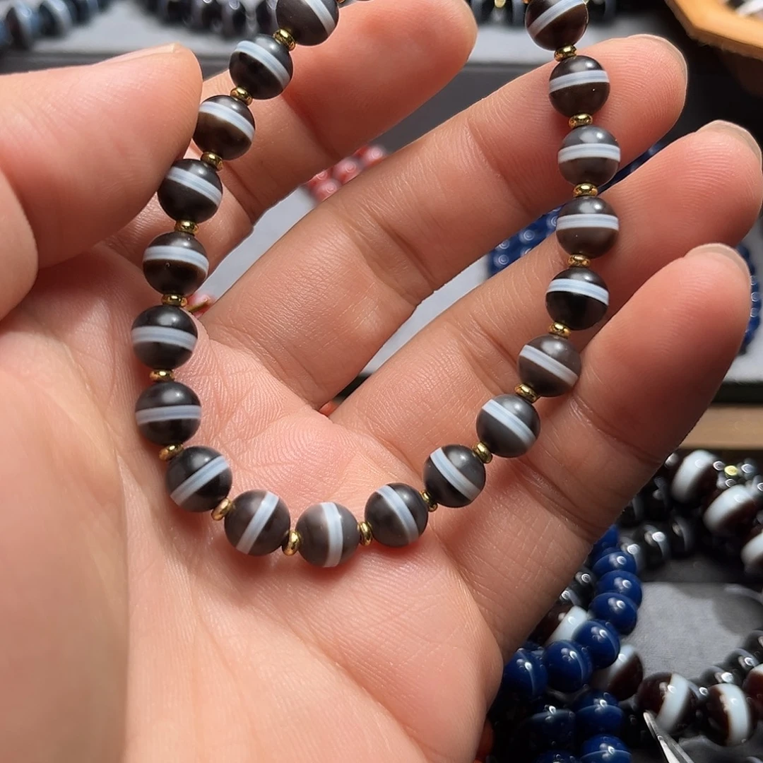 玛瑙/玉髓未镶嵌串