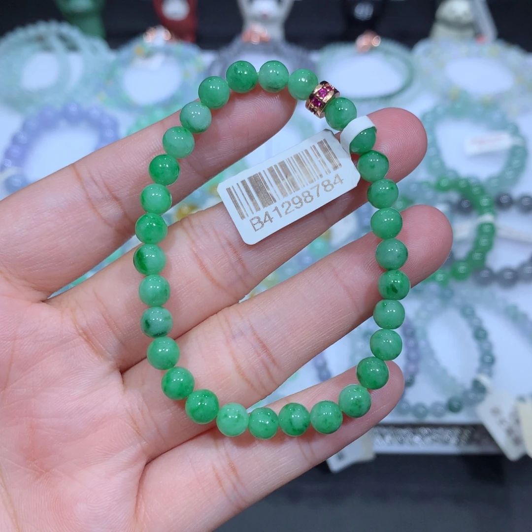 翡翠未镶嵌手串天然