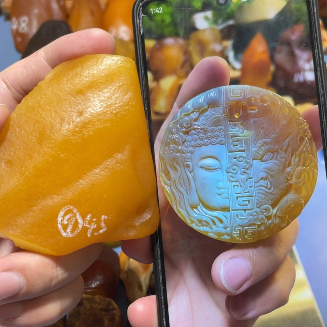 定制蜜蜡未镶嵌一念之间