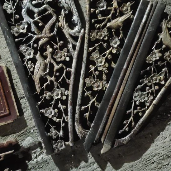 成***哥香榧木手工人物木雕花板