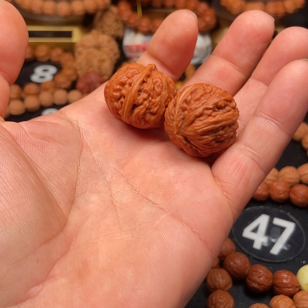 微***.文玩核桃手串八棱么盘28