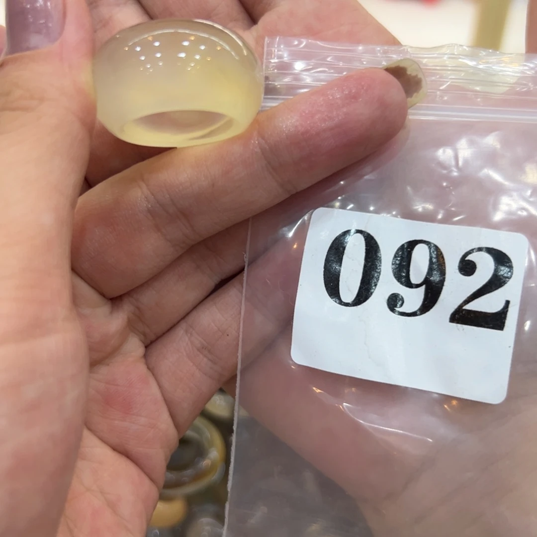 玛瑙/玉髓戒指合金92港17