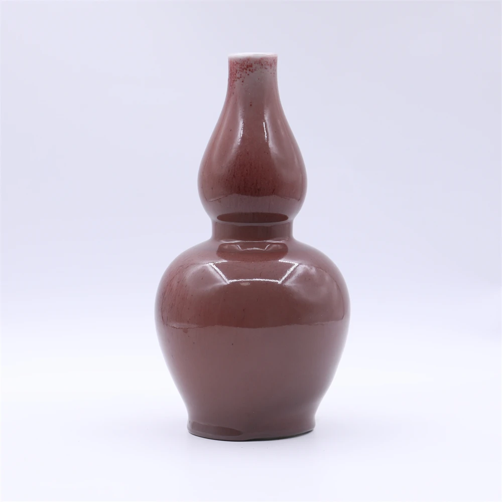 古陶瓷/红釉葫芦瓶LOT4794