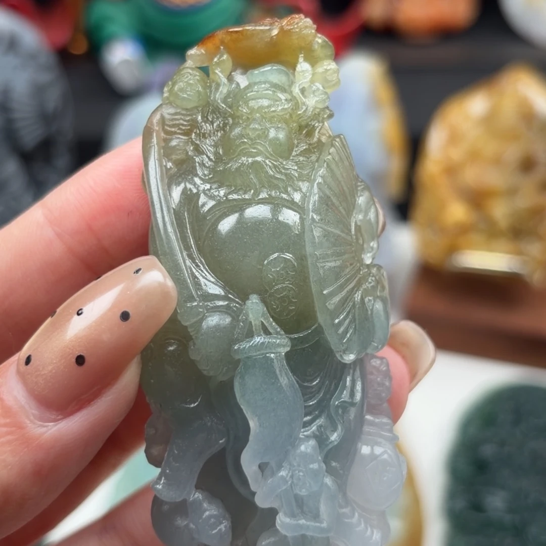 定制翡翠未镶嵌钟馗