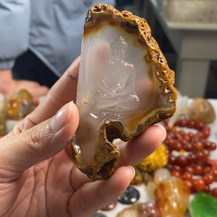 玛瑙/玉髓吊坠(不含链)未镶嵌