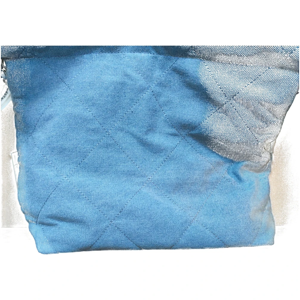 TOLEX2025新款手工时尚百女包大小牛仔袋蓝色