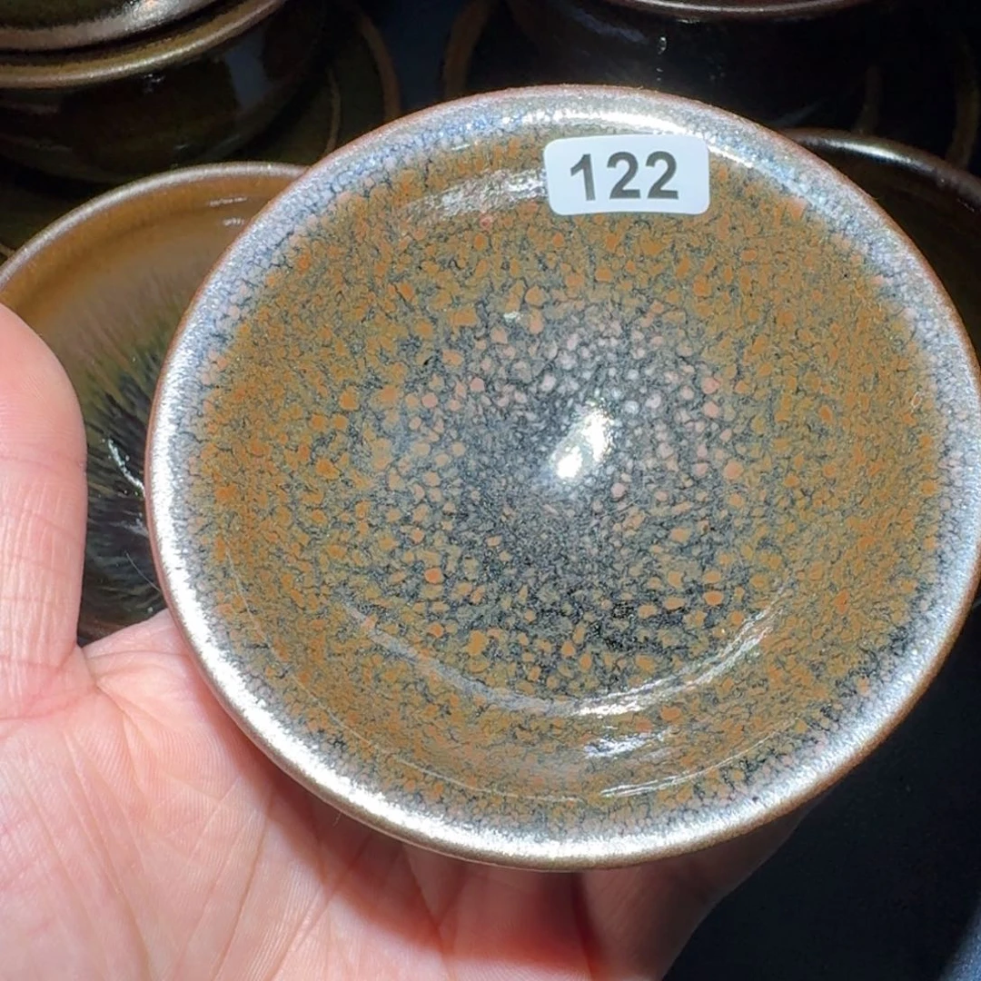 小雨茶盏手工柴烧月*娜