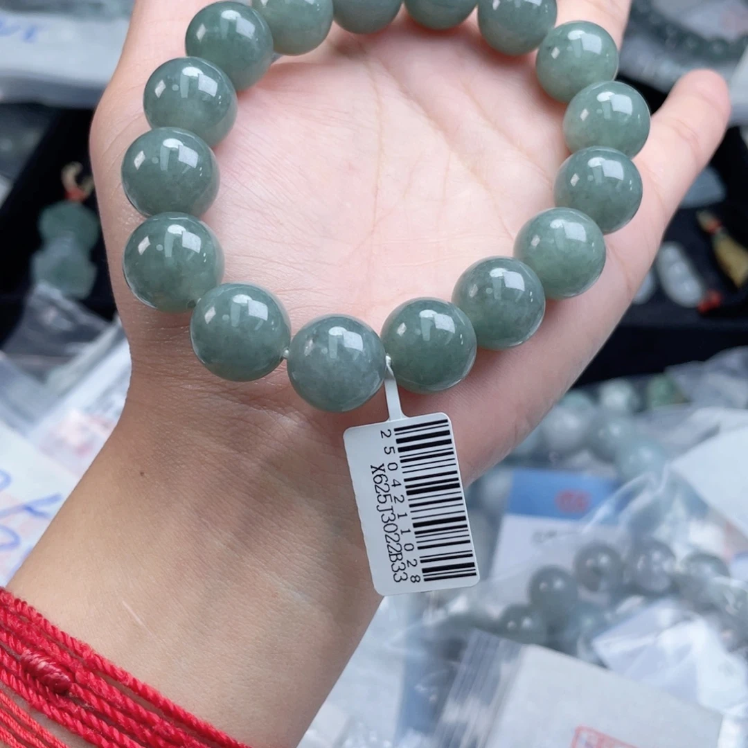 未镶嵌定制翡翠珠串