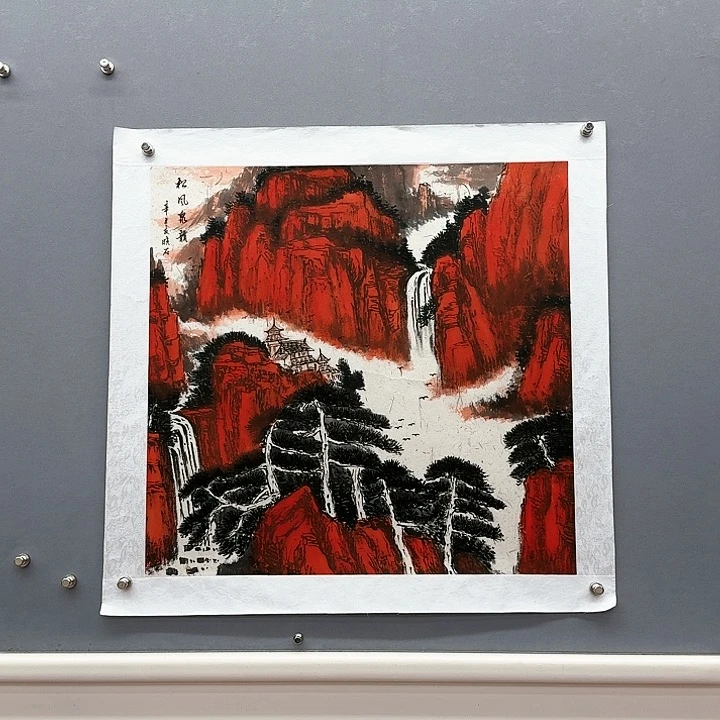 国画书法作品多次参加