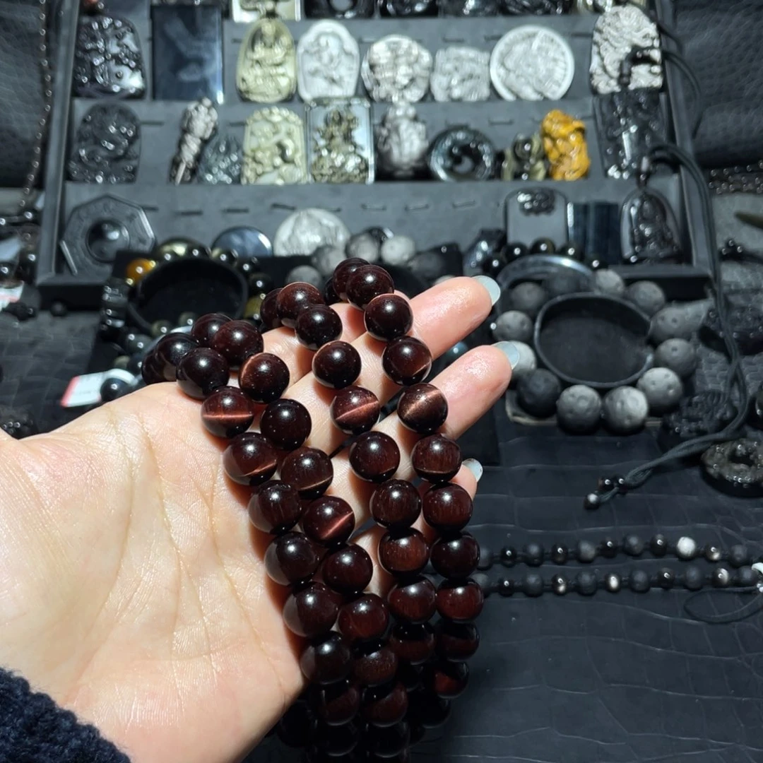 木变石（虎睛石）颈饰未镶嵌修*者