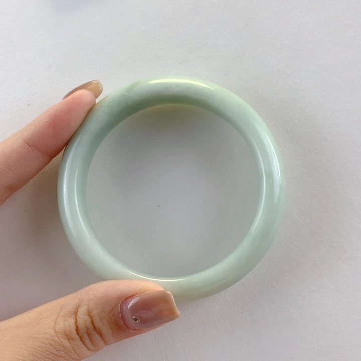 蓝田玉（蛇纹石化大理石玉）手镯未镶嵌