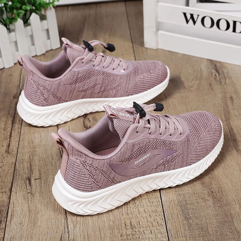 轻便不累脚妈妈鞋软底舒适中老年健步鞋春秋季老人鞋女休闲运动鞋