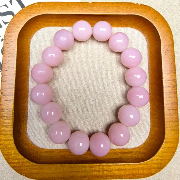 合金手链 LZ5963-1樱花粉粉色台湾老师满串琉璃手串