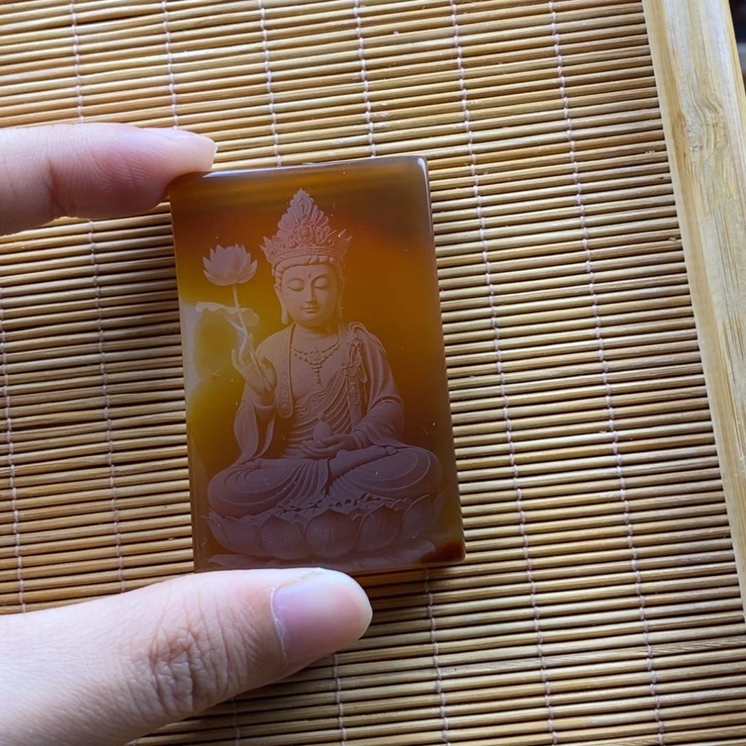 玛瑙/玉髓未镶嵌吊坠(不含链)