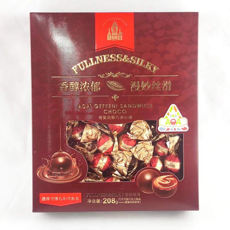 AOA格斐尼醇巧夹心球过节日婚庆喜糖前台招待糖零食（代可可脂）