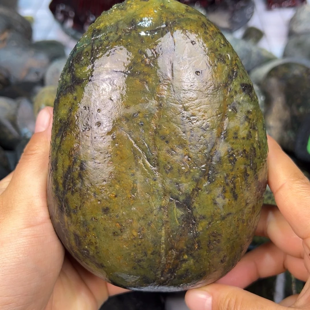 合金蛇纹石玉西藏藏玉药王石大*菜