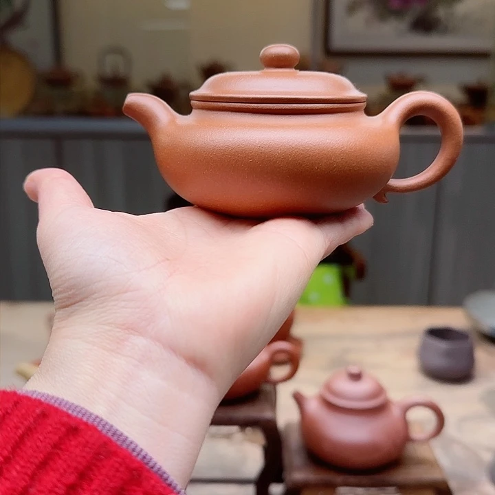 紫砂茶壶降坡泥150 c C囯工全手工制作