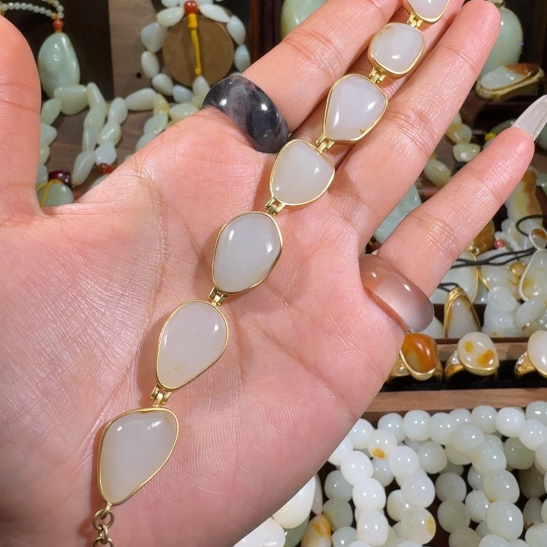 和田玉（子料）未镶嵌手链