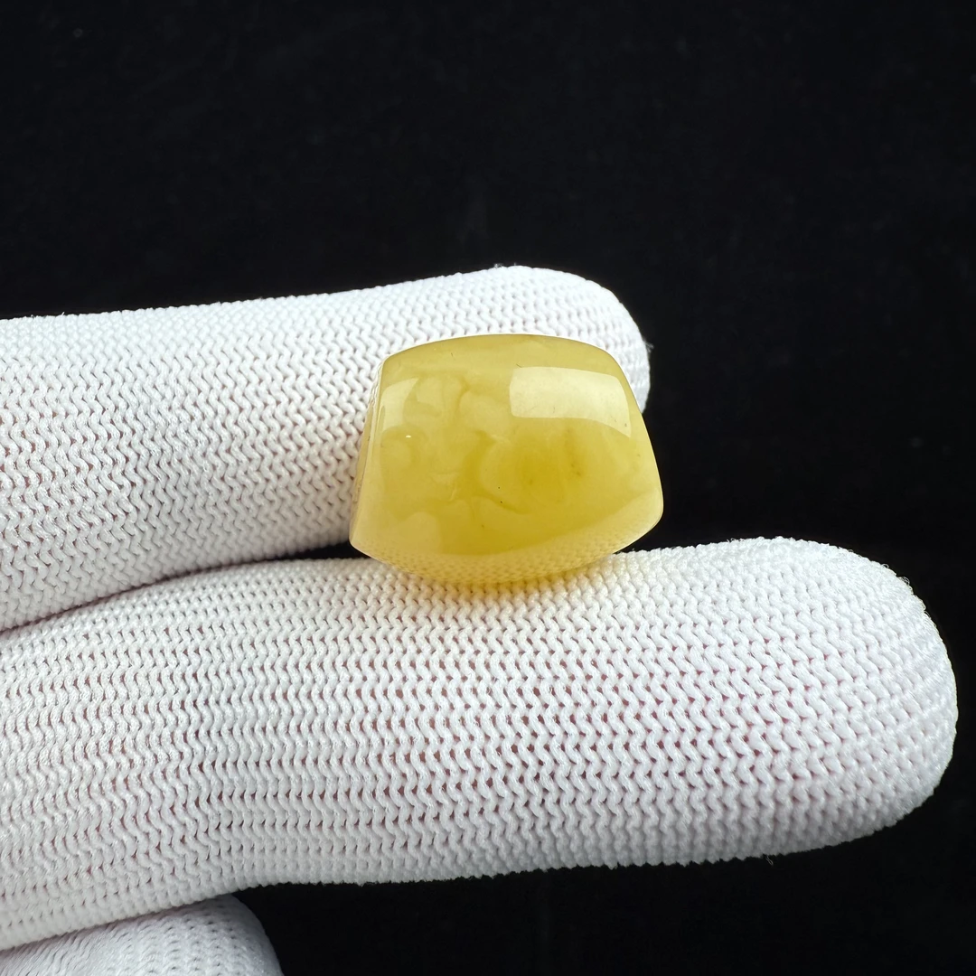 D2094天然原矿俄料蜜蜡瑕疵特价马蹄珠 16*20.6mm支持复检